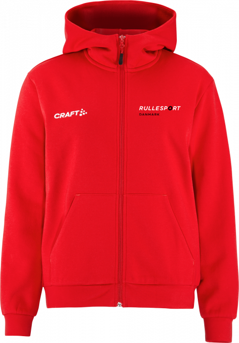 Craft - Rd Inline Team Denmark Hoodie W. Zip Women - Red
